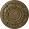 Ekena Millwork Jackson Ceiling Medallion (Canopies up to 13 1/2"), 32 3/4"OD x 2 1/2"P, Mississippi Mud Crackle CM32JAMMC - alternate 1